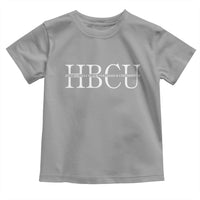HBCU Pride Classic Statement Toddler T Shirt Minimalist Black Excellence and History