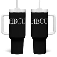 HBCU Pride Classic Statement Tumbler With Handle Minimalist Black Excellence and History