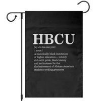 HBCU Definition Garden Flag Historically Black College Pride Celebrating Education and Black History