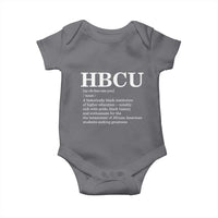 HBCU Definition Baby Onesie Historically Black College Pride Celebrating Education and Black History
