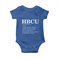 HBCU Definition Baby Onesie Historically Black College Pride Celebrating Education and Black History