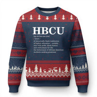 HBCU Definition Ugly Christmas Sweater Historically Black College Pride Celebrating Education and Black History