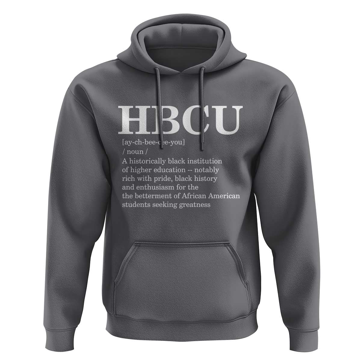 HBCU Definition Hoodie Historically Black College Pride Celebrating Education and Black History