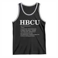 HBCU Definition Tank Top Historically Black College Pride Celebrating Education and Black History