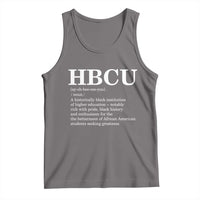 HBCU Definition Tank Top Historically Black College Pride Celebrating Education and Black History