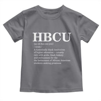 HBCU Definition Toddler T Shirt Historically Black College Pride Celebrating Education and Black History