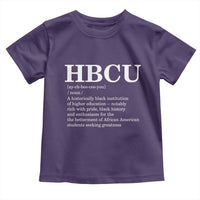 HBCU Definition Toddler T Shirt Historically Black College Pride Celebrating Education and Black History