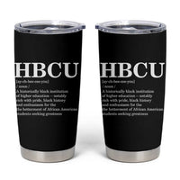 HBCU Definition Tumbler Cup Historically Black College Pride Celebrating Education and Black History