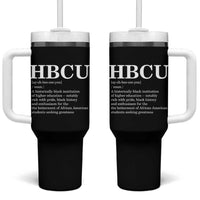 HBCU Definition Tumbler With Handle Historically Black College Pride Celebrating Education and Black History