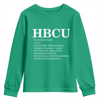 HBCU Definition Youth Sweatshirt Historically Black College Pride Celebrating Education and Black History
