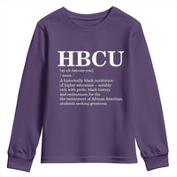 HBCU Definition Youth Sweatshirt Historically Black College Pride Celebrating Education and Black History
