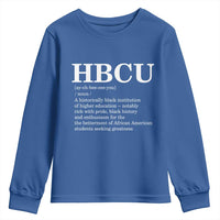 HBCU Definition Youth Sweatshirt Historically Black College Pride Celebrating Education and Black History