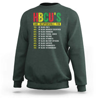 HBCUs Are Responsible For Black Excellence Sweatshirt Powerful Education Impact Statistics Pride