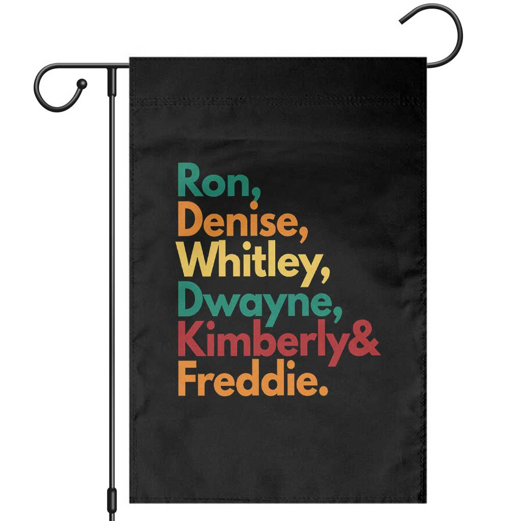 90s Black Sitcom HBCU Culture Tribute Garden Flag Ron Denise Whitley Dwayne Kimberly Freddie