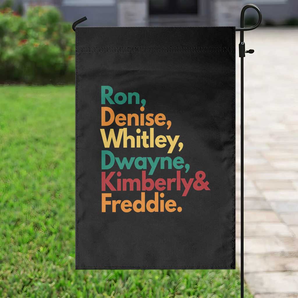 90s Black Sitcom HBCU Culture Tribute Garden Flag Ron Denise Whitley Dwayne Kimberly Freddie