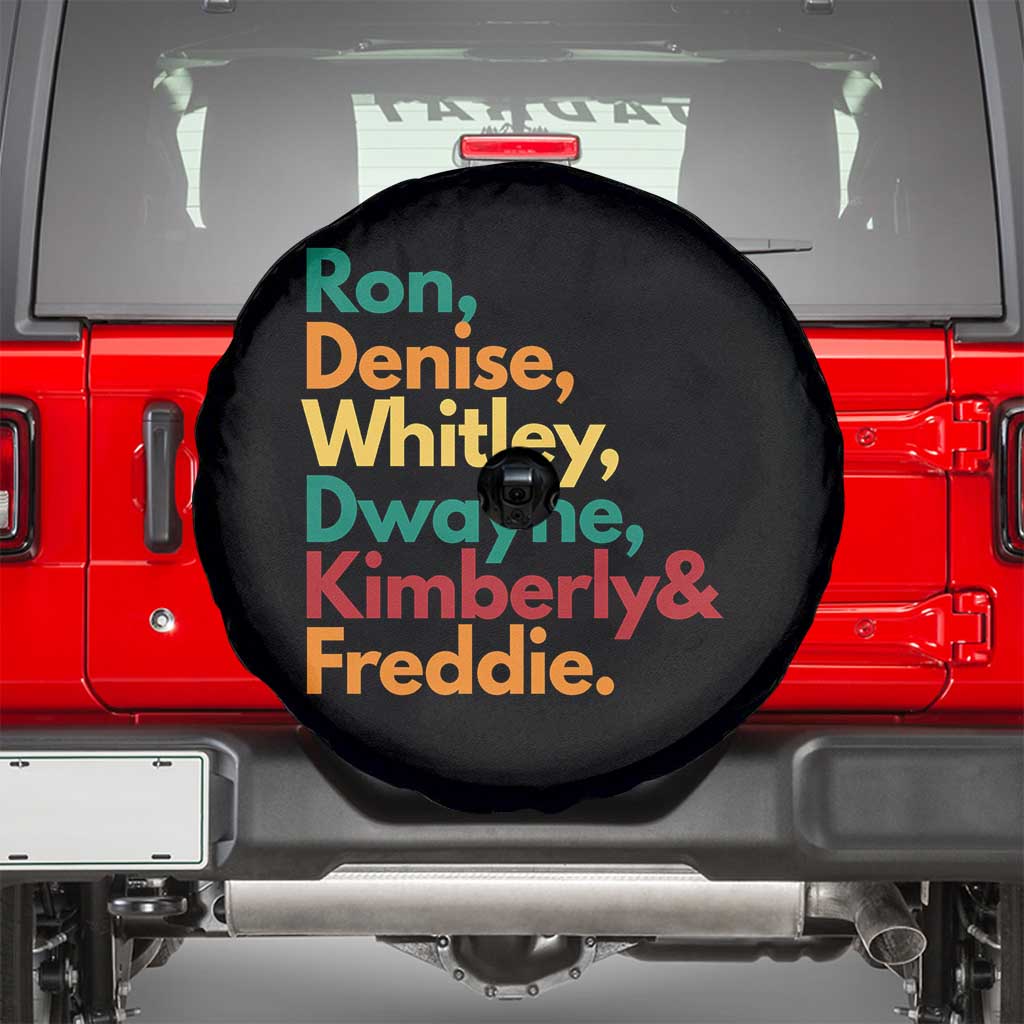 90s Black Sitcom HBCU Culture Tribute Spare Tire Cover Ron Denise Whitley Dwayne Kimberly Freddie