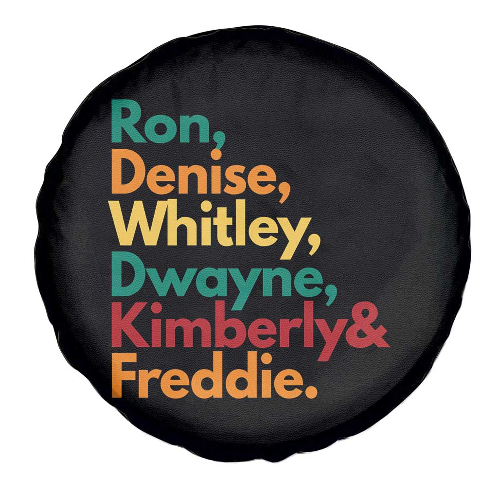 90s Black Sitcom HBCU Culture Tribute Spare Tire Cover Ron Denise Whitley Dwayne Kimberly Freddie