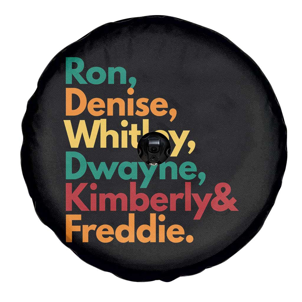 90s Black Sitcom HBCU Culture Tribute Spare Tire Cover Ron Denise Whitley Dwayne Kimberly Freddie