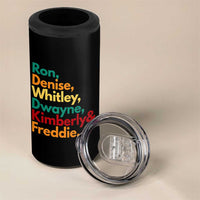 90s Black Sitcom HBCU Culture Tribute 4 in 1 Can Cooler Tumbler Ron Denise Whitley Dwayne Kimberly Freddie