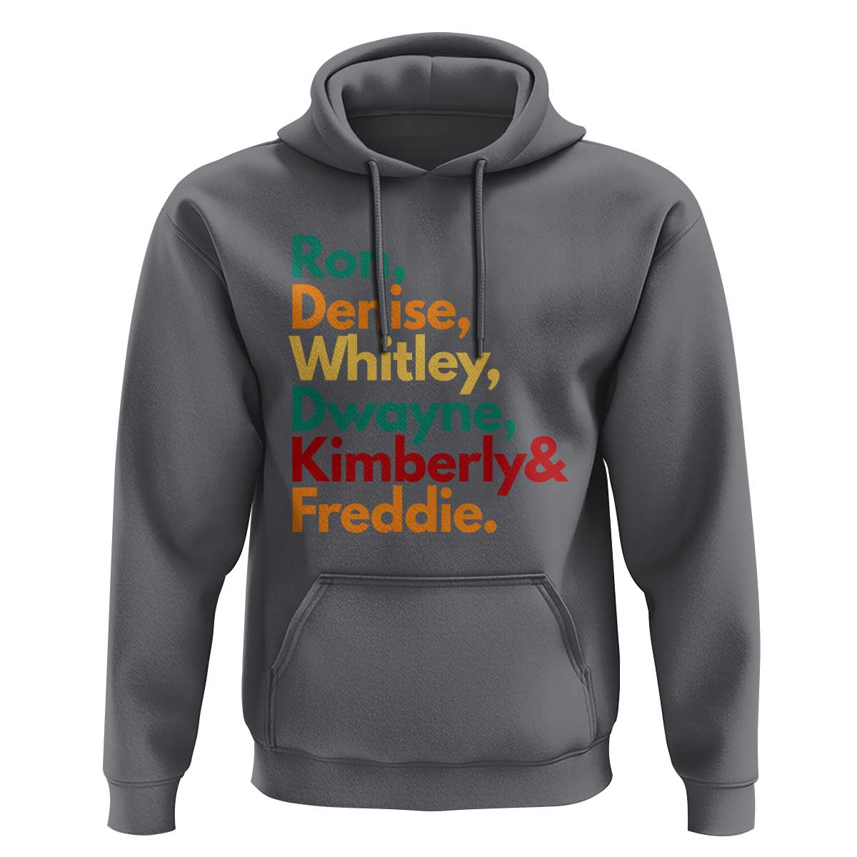 90s Black Sitcom HBCU Culture Tribute Hoodie Ron Denise Whitley Dwayne Kimberly Freddie