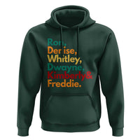 90s Black Sitcom HBCU Culture Tribute Hoodie Ron Denise Whitley Dwayne Kimberly Freddie
