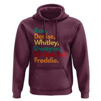 90s Black Sitcom HBCU Culture Tribute Hoodie Ron Denise Whitley Dwayne Kimberly Freddie