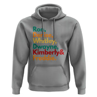 90s Black Sitcom HBCU Culture Tribute Hoodie Ron Denise Whitley Dwayne Kimberly Freddie