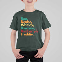 90s Black Sitcom HBCU Culture Tribute T Shirt For Kid Ron Denise Whitley Dwayne Kimberly Freddie