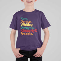90s Black Sitcom HBCU Culture Tribute T Shirt For Kid Ron Denise Whitley Dwayne Kimberly Freddie