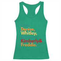 90s Black Sitcom HBCU Culture Tribute Racerback Tank Top Ron Denise Whitley Dwayne Kimberly Freddie