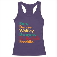 90s Black Sitcom HBCU Culture Tribute Racerback Tank Top Ron Denise Whitley Dwayne Kimberly Freddie