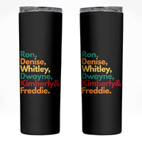 90s Black Sitcom HBCU Culture Tribute Skinny Tumbler Ron Denise Whitley Dwayne Kimberly Freddie