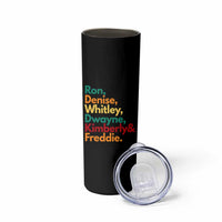 90s Black Sitcom HBCU Culture Tribute Skinny Tumbler Ron Denise Whitley Dwayne Kimberly Freddie