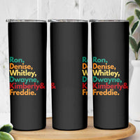 90s Black Sitcom HBCU Culture Tribute Skinny Tumbler Ron Denise Whitley Dwayne Kimberly Freddie
