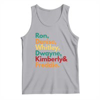 90s Black Sitcom HBCU Culture Tribute Tank Top Ron Denise Whitley Dwayne Kimberly Freddie