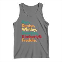 90s Black Sitcom HBCU Culture Tribute Tank Top Ron Denise Whitley Dwayne Kimberly Freddie