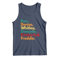90s Black Sitcom HBCU Culture Tribute Tank Top Ron Denise Whitley Dwayne Kimberly Freddie