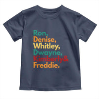 90s Black Sitcom HBCU Culture Tribute Toddler T Shirt Ron Denise Whitley Dwayne Kimberly Freddie