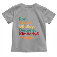 90s Black Sitcom HBCU Culture Tribute Toddler T Shirt Ron Denise Whitley Dwayne Kimberly Freddie