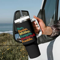 90s Black Sitcom HBCU Culture Tribute Tumbler With Handle Ron Denise Whitley Dwayne Kimberly Freddie