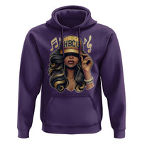 HBCU Queen Vibes Hoodie Melanin Music College Pride for Black Excellence Supporters
