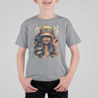 HBCU Queen Vibes T Shirt For Kid Melanin Music College Pride for Black Excellence Supporters