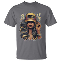 HBCU Queen Vibes T Shirt Melanin Music College Pride for Black Excellence Supporters