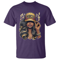 HBCU Queen Vibes T Shirt Melanin Music College Pride for Black Excellence Supporters
