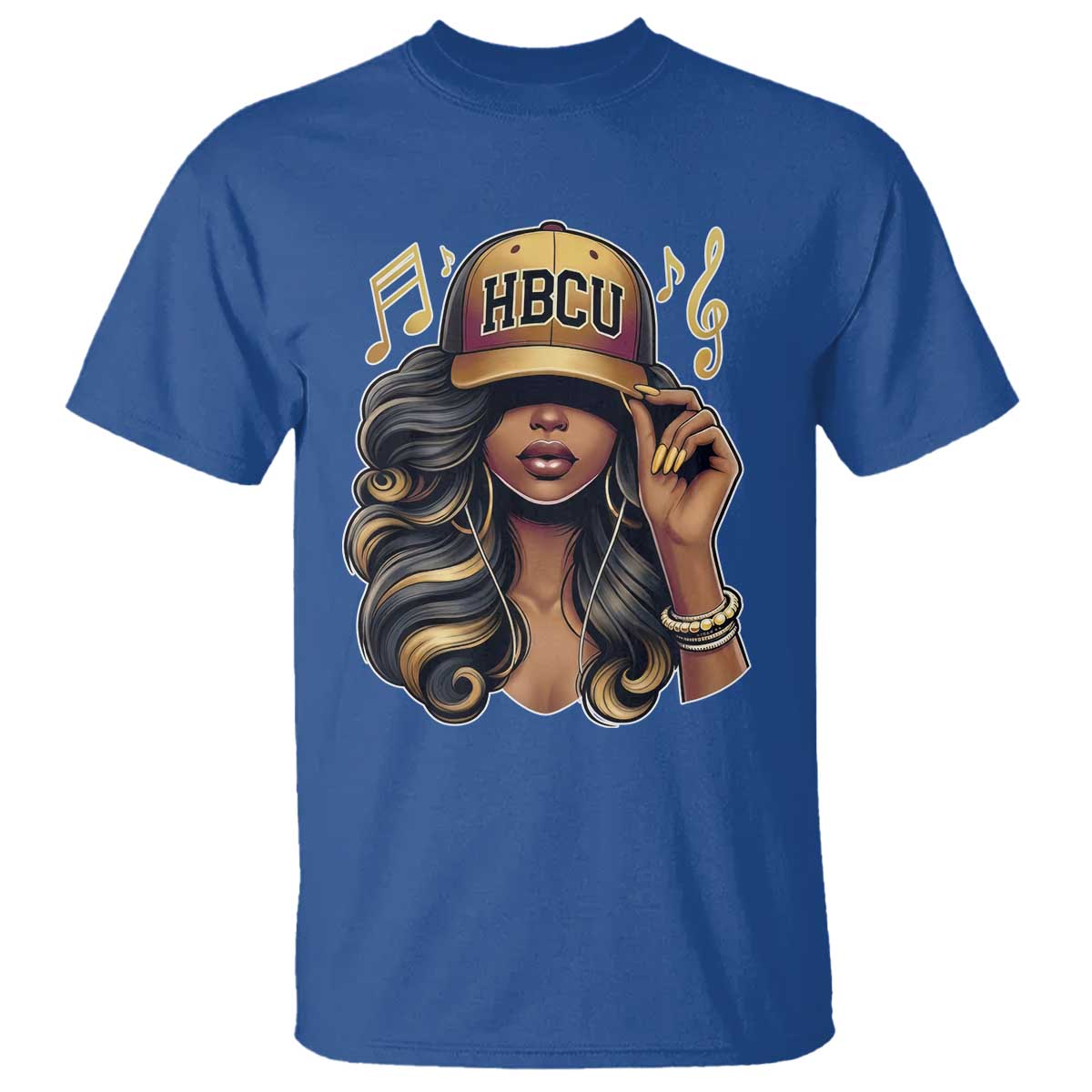 HBCU Queen Vibes T Shirt Melanin Music College Pride for Black Excellence Supporters