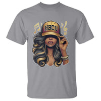 HBCU Queen Vibes T Shirt Melanin Music College Pride for Black Excellence Supporters