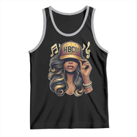 HBCU Queen Vibes Tank Top Melanin Music College Pride for Black Excellence Supporters