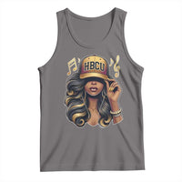 HBCU Queen Vibes Tank Top Melanin Music College Pride for Black Excellence Supporters