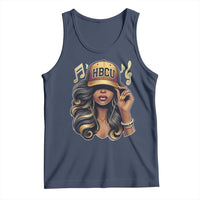 HBCU Queen Vibes Tank Top Melanin Music College Pride for Black Excellence Supporters