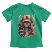HBCU Queen Vibes Toddler T Shirt Melanin Music College Pride for Black Excellence Supporters